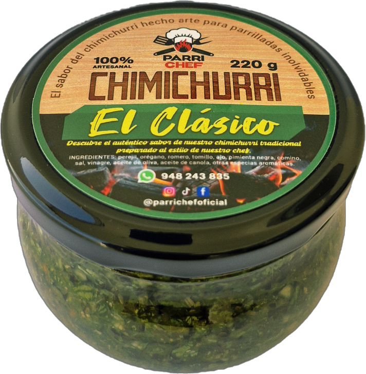 Frasco de Chimichurri Clásico ParriChef